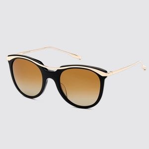 NEW Salt Optics Elkins Sunglasses Black Honey Gold Retro